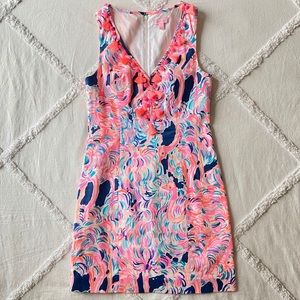 Lilly Pulitzer Pink Cabrey Shift Dress Size 2